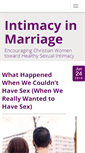 Mobile Screenshot of intimacyinmarriage.com
